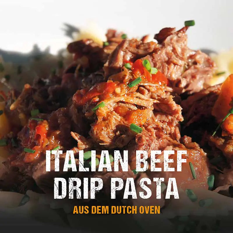 Italian Beef Drip Pasta
