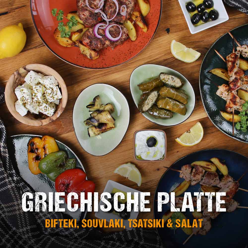 Souvlaki - Griechische Hühnerbrustspiesse