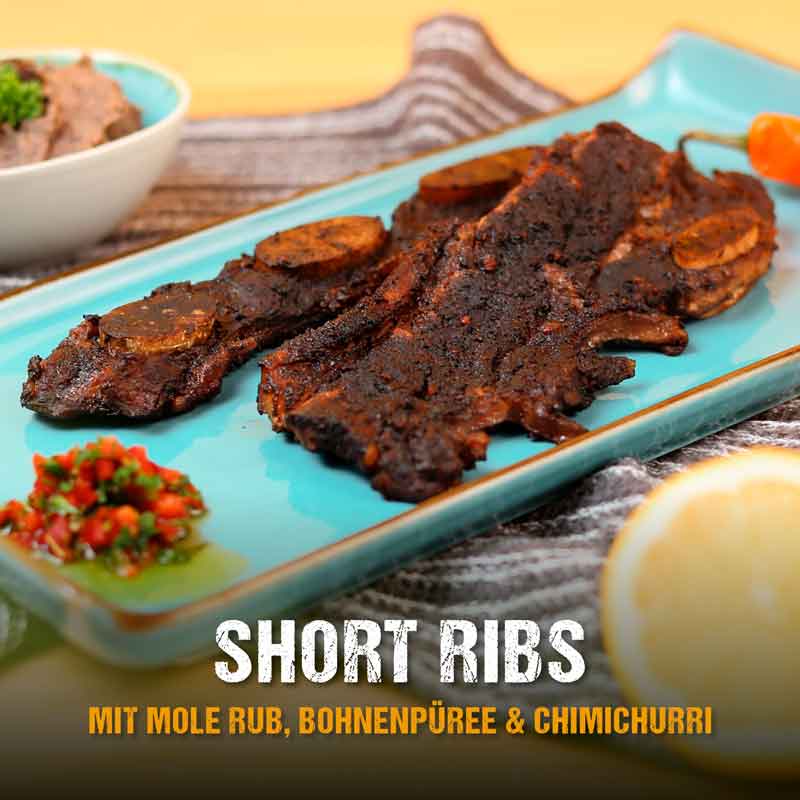 Short Ribs mit Bohnenpüree