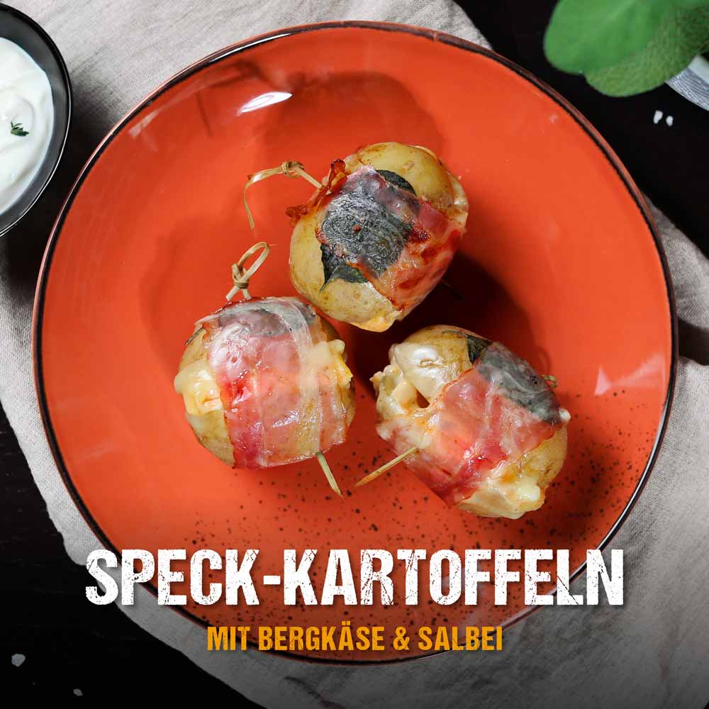 Speckkartoffeln mit Salbei und Bergkäse