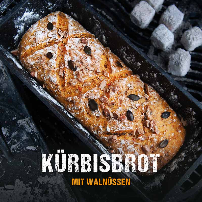 Kürbis-Walnuss-Brot aus der Kastenform