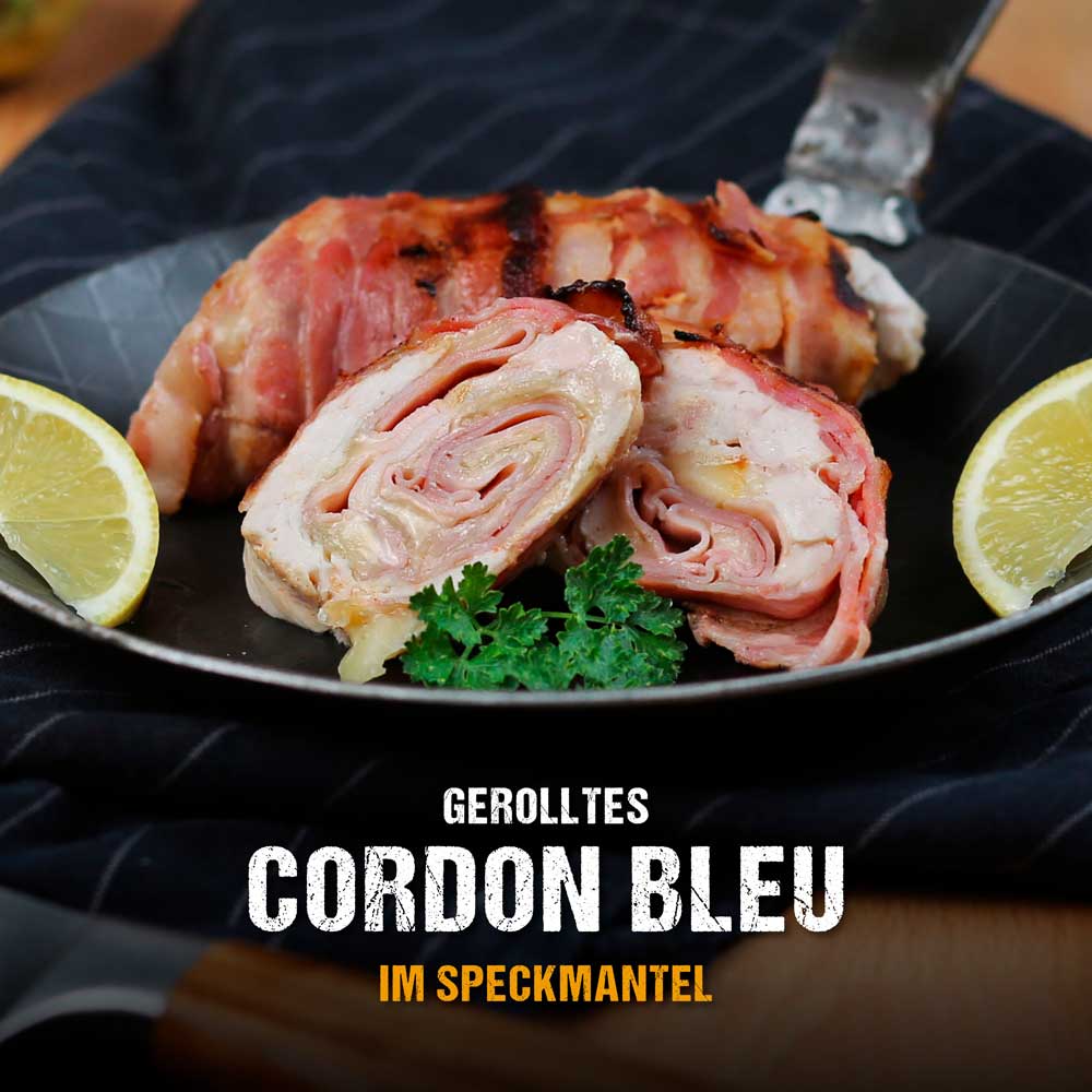 Gerolltes Cordon bleu
