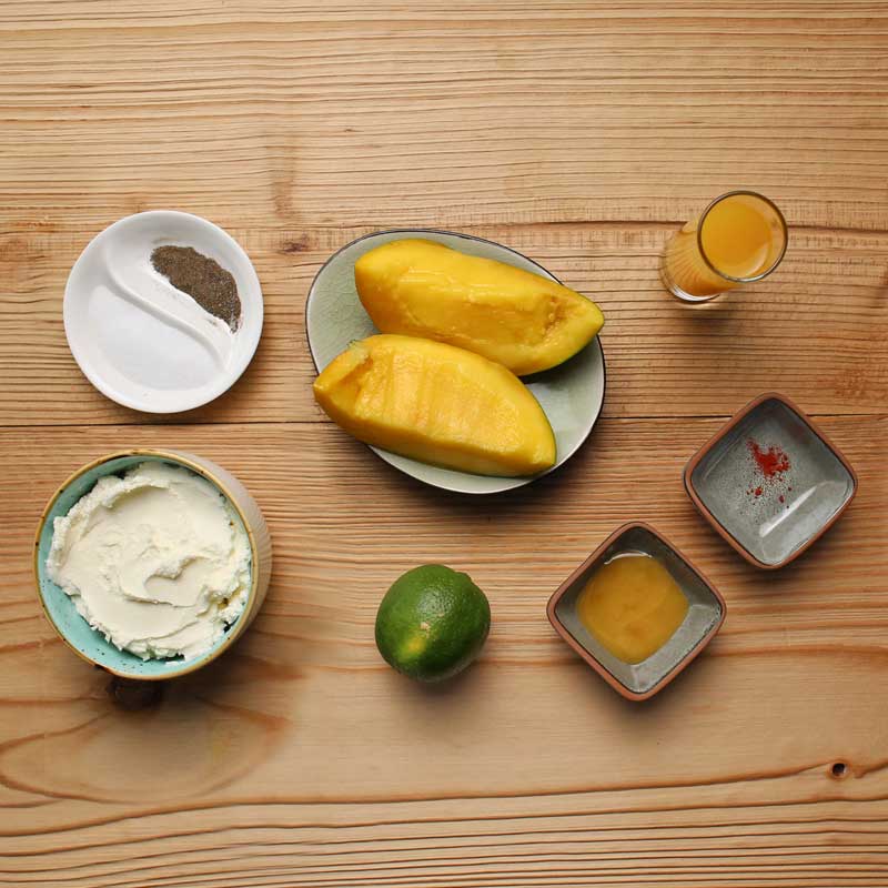 Mango-Safran-Dip