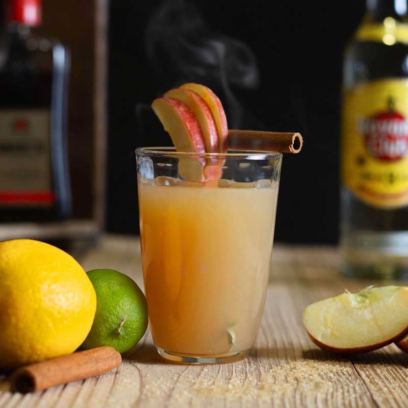 Warmer Apfel