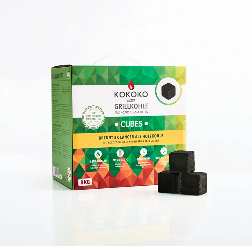 Dutch Oven Kohle: KOKOKO EGGS 8 kg & CUBES 8 kg