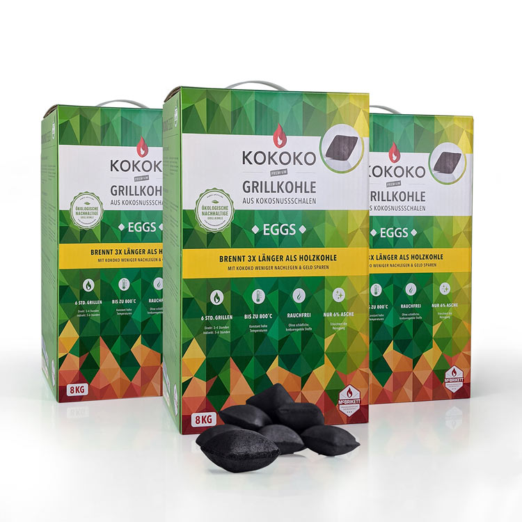 Grillkohle KOKOKO EGGS