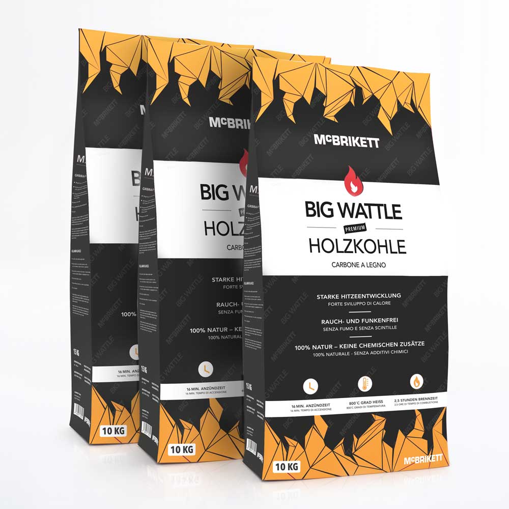 Charcoal BIG WATTLE