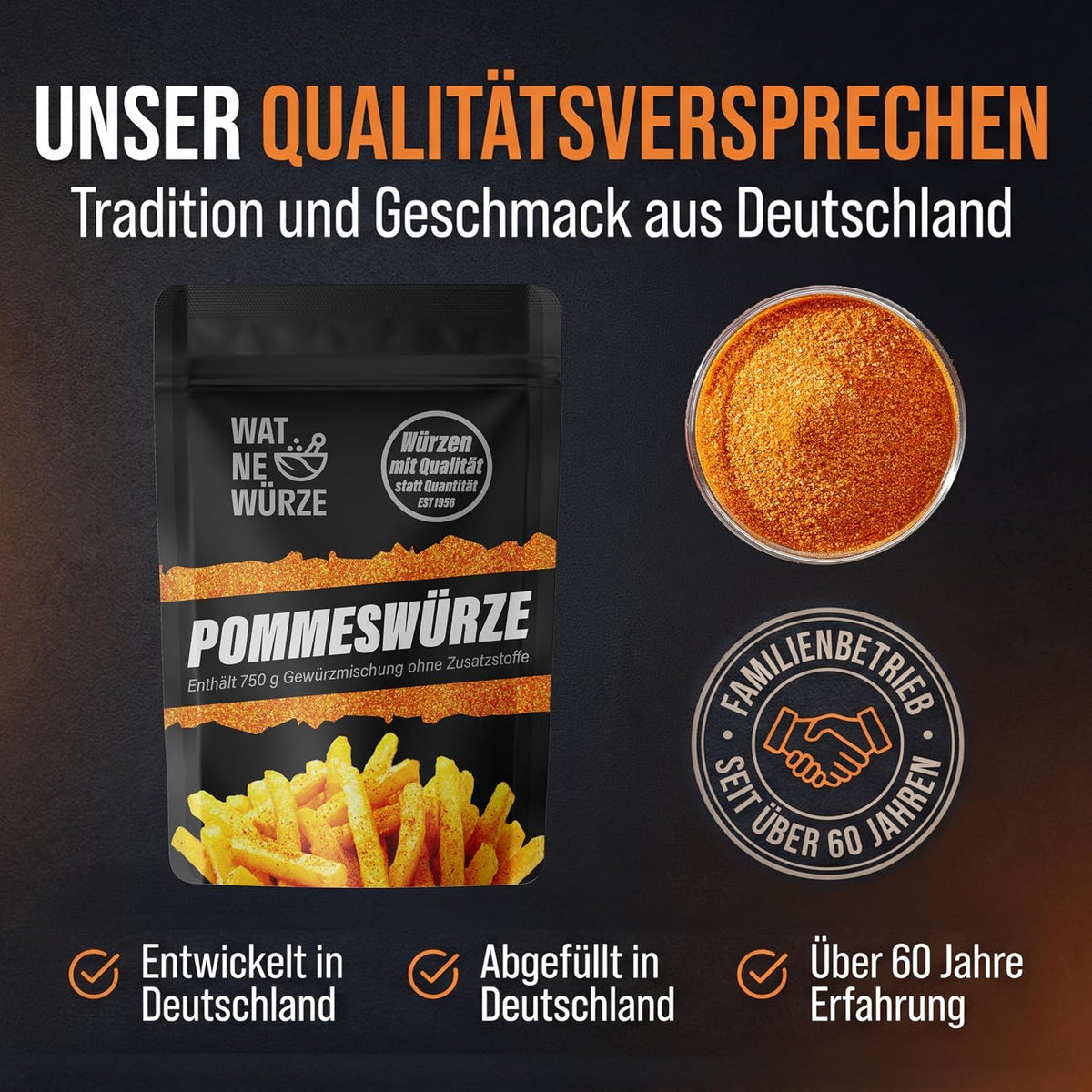 Pommeswürze qualität mcbrikett bbq