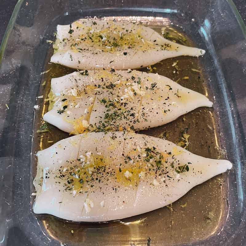 Grill Rezept Gegrillte Tintenfisch Tuben Mcbrikett